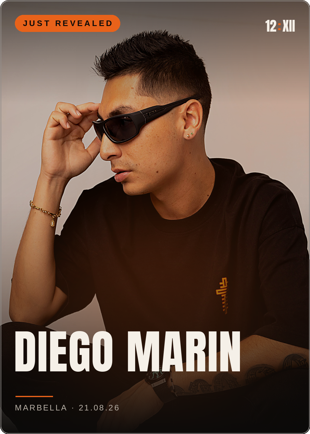 Diego Marin — 12:XII Beyond Time Festival, Marbella, 21 August 2026